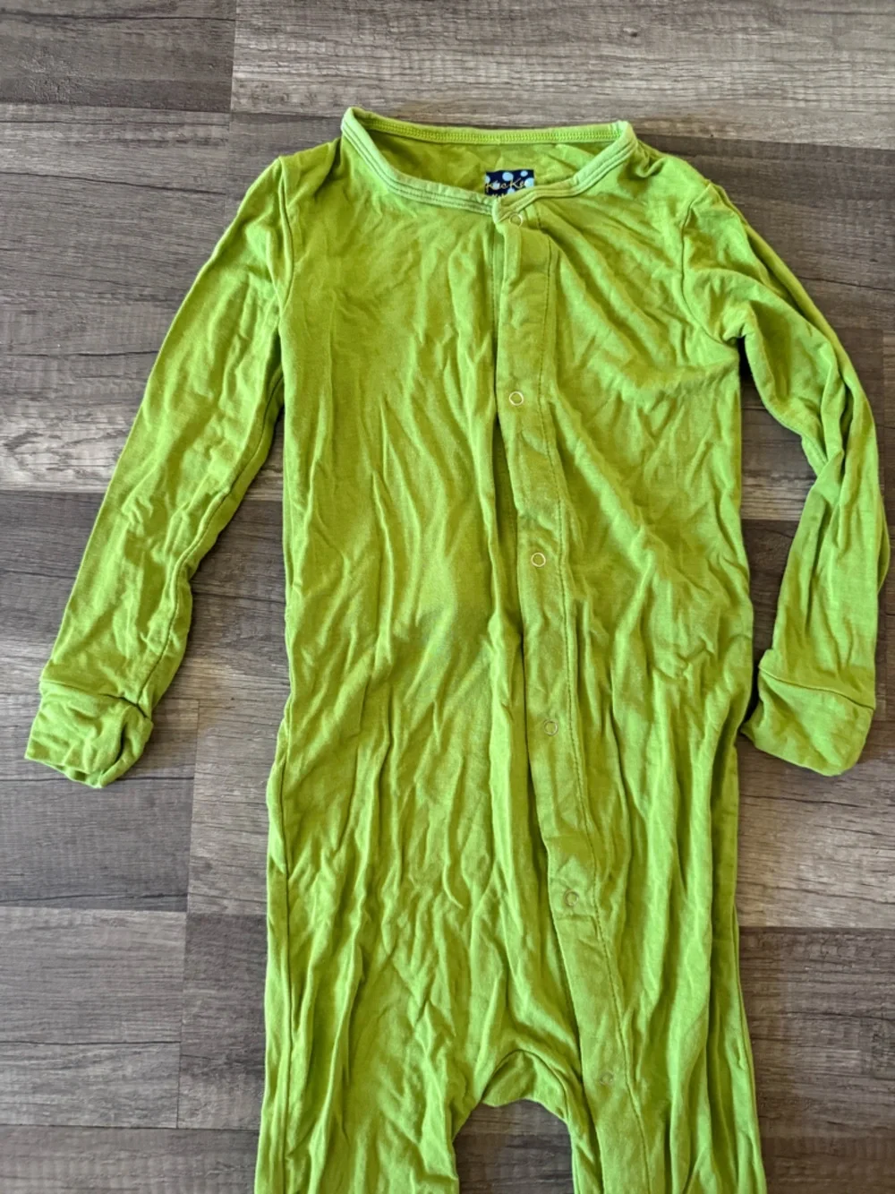 Kickee green pajama
